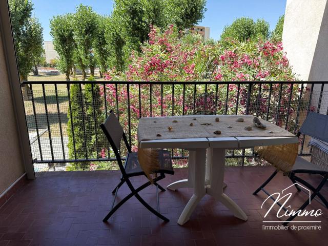 GRAU DU ROI LE BOUCANET DERNIER ETAGE APPARTEMENT T2 3 DUPLEX TERRASSE PARKING