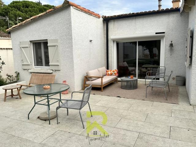 GRAU D'AGDE, Villa 3 faces rénovée récemment de plain pied a