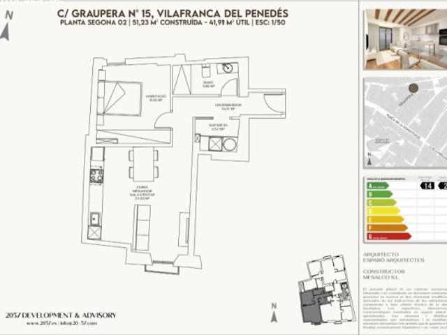Graupera 15: Exclusiva vivienda rehabilitada de 1 dormitorio con balcón en el