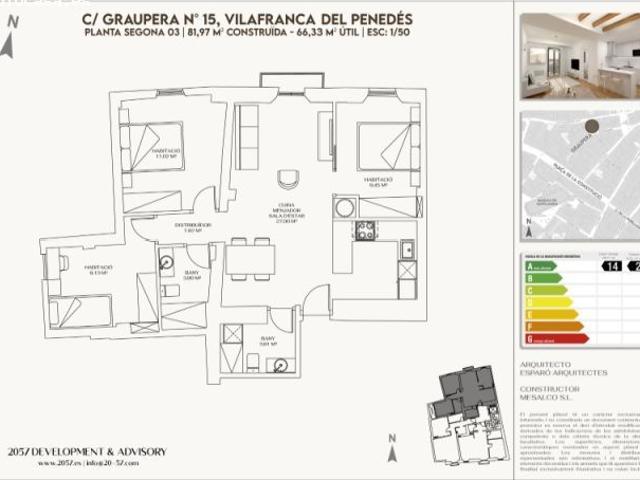 Graupera 15: Exclusiva vivienda rehabilitada de 3 dormitorios con balcón en el