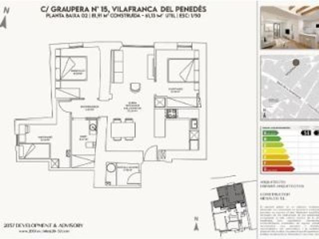 Graupera 15: Exclusiva vivienda rehabilitada de 3 dormitorios en el centro de