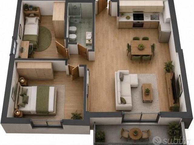 Grazioso trilocale con balcone a Castellanza