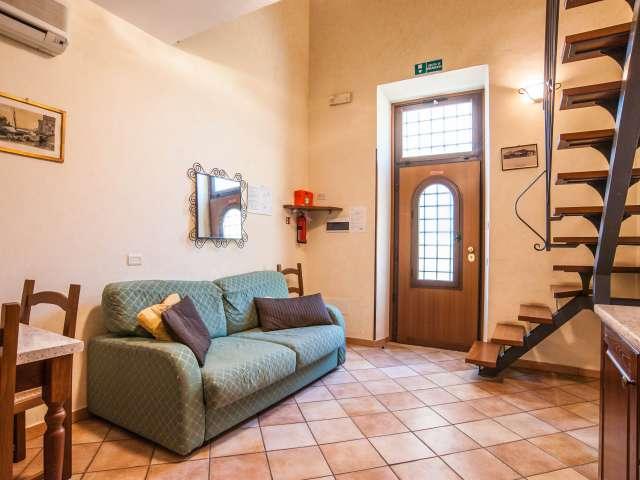 Grazioso appartamento loft con 1 camera da letto in affitto a Vermicino, Roma