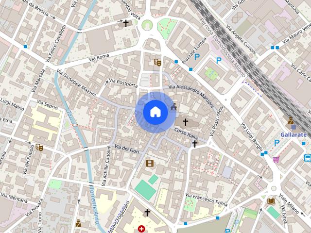 Grazioso bilocale con box auto a Gallarate