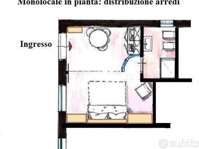 Grazioso monolocale con giardino corso casale