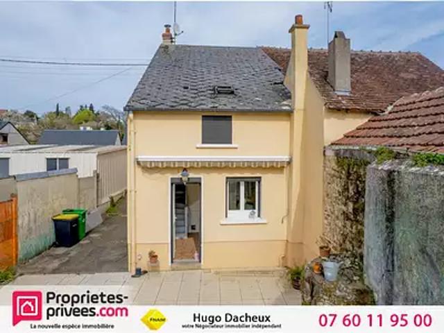 Graçay 18310 Achat / Vente maison 4 pièces t4 jardin terrasse