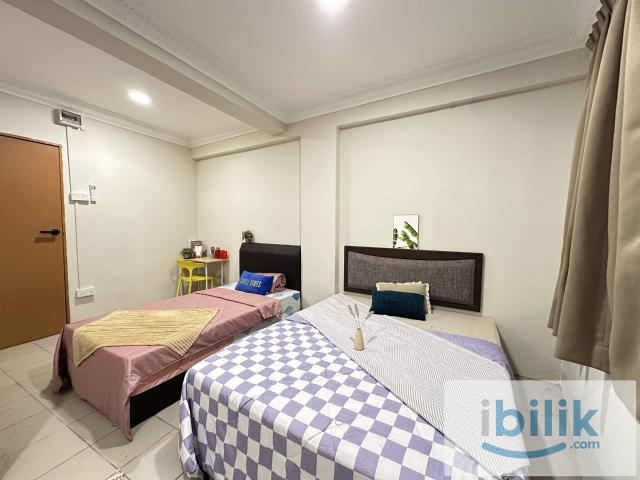 GRAB EARLY BIRD JULY PROMOPrivate Queen Room in Pudu ️to Plaza Rakyat MRT