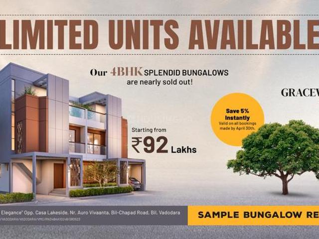 Gracewood Elegance,Bill 4 BHK Villa For Sale Vadodara
