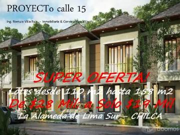 GRAN OPORTUNIDAD DE INVERSIÓN: LOTES DE 112 M2 EN SÚPER OFERTA DE $28 MIL DÓLARES A SOLO $19 MIL en LA ALAMEDA DE LIMA SUR CHILCA