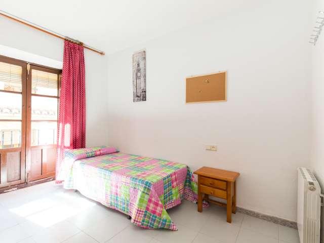 Gran habitación en un apartamento de 12 habitaciones en Granada