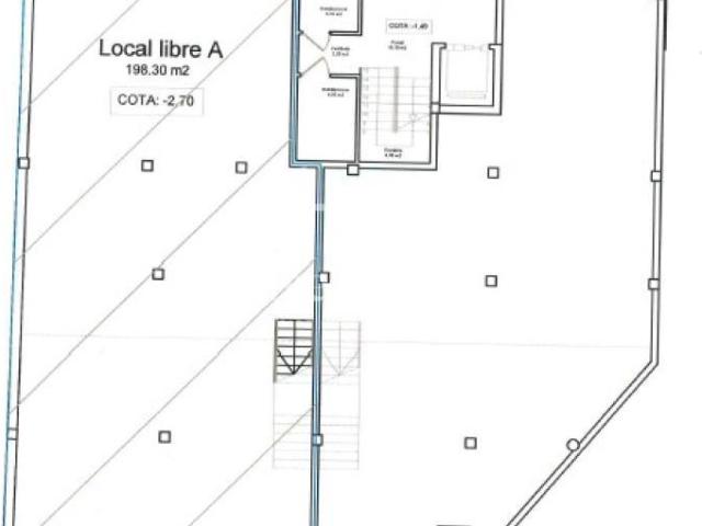 Gran local en semisótano de 211 m² en Alto del Castaño