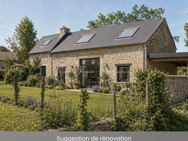 Grange + Maison entre campagne et ville VENARSAL 19
