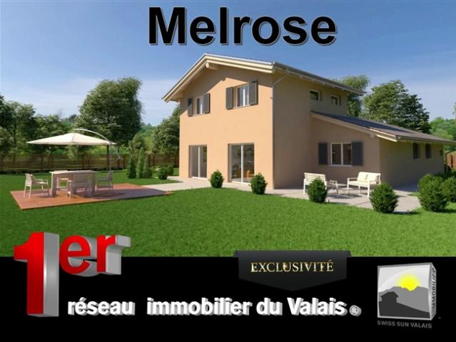 GRANGES/Sierre Ich bin MELROSE Wunderschöne Villa ind. zu bauen 5,5 Stück von 185 m² zu verkaufen, Schweiz