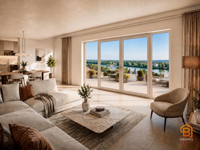 Grand 2 pièces 57M² au dernier étage terrasse 23M² vue parc & Seine 2 pièces, 57 m²