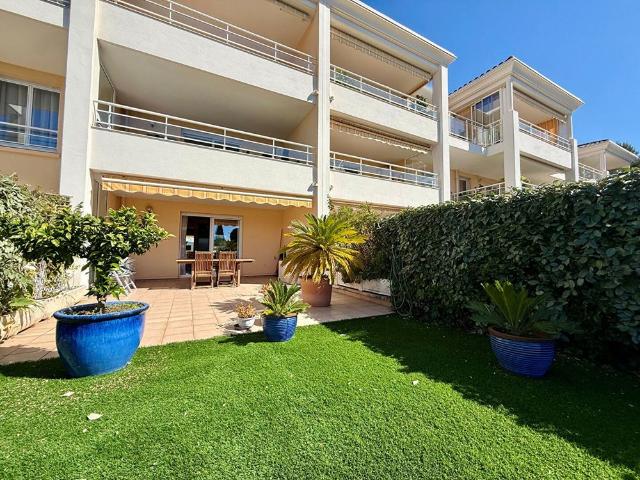 Grand 2 pièces en rez de jardin avec aperçu mer