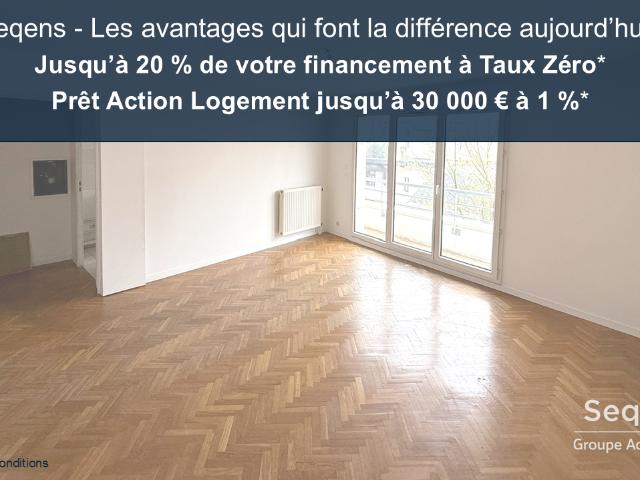 Grand 3 pièces avec balcon et parking en sous sol