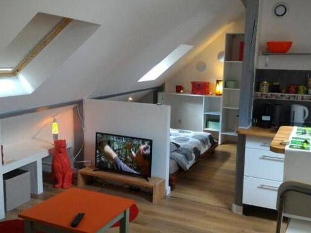 Grand T1 sous combles