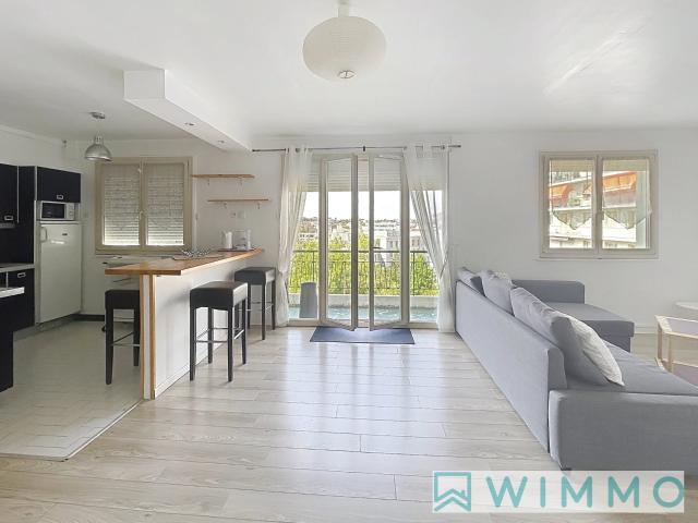 Grand T2 Meublé de 58.35m² avec balcon