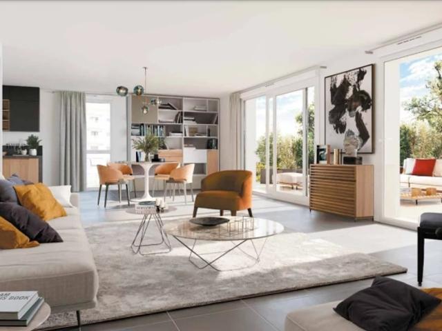 Grand T4 Neuf Grande Terrasse en Etage avec Ascenseur