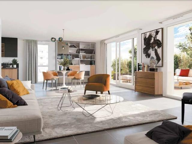 Grand T4 Neuf Grande Terrasse en Etage avec Ascenseur