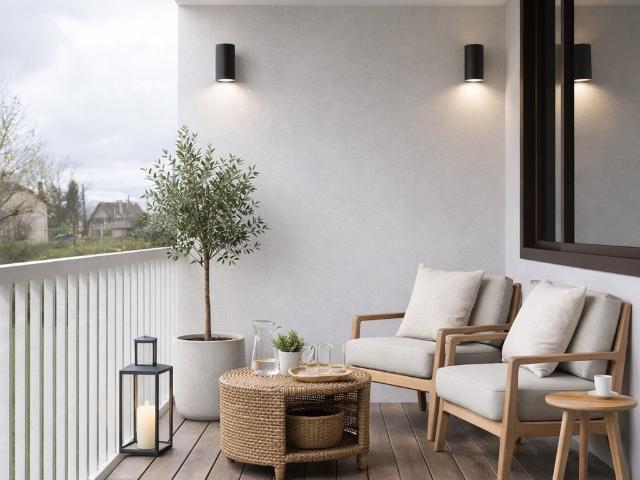 GRAND Type 3 en étage dans un espace verdoyant de l'éco quartier de Bron ! 3 pièces, 62 m²