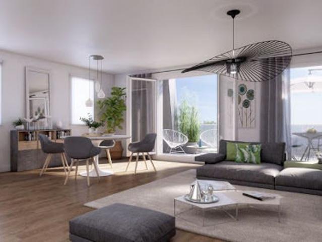 GRAND Type 4 avec GRAND BALCON ! à CONFLUENCE au pied DU TRAMWAY ! 4 pièces, 80 m²