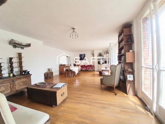 Grand appartement familial lumineux en résidence calme 4 ch quartier maison blanche cité florale
