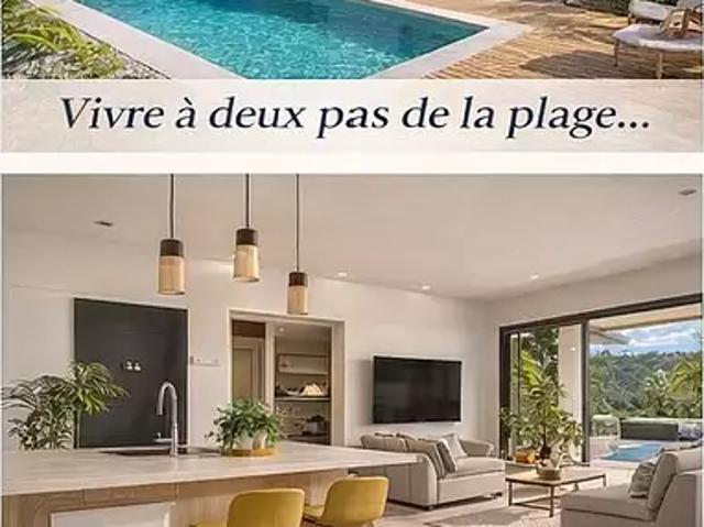 Grand Bois 97410 Achat / Vente maison 4 pièces t4 au dernier étage piscine