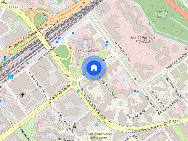 Grand double bedroom in Montigny le Bretonneux