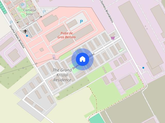 Grand Kristal residence pet friendly,2 camere, centrala proprie