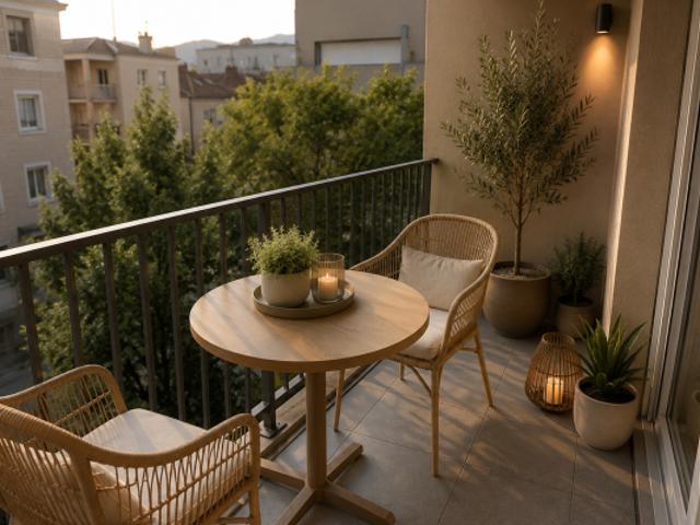 Grand studio avec balcon à deux pas du centre historique de Gap