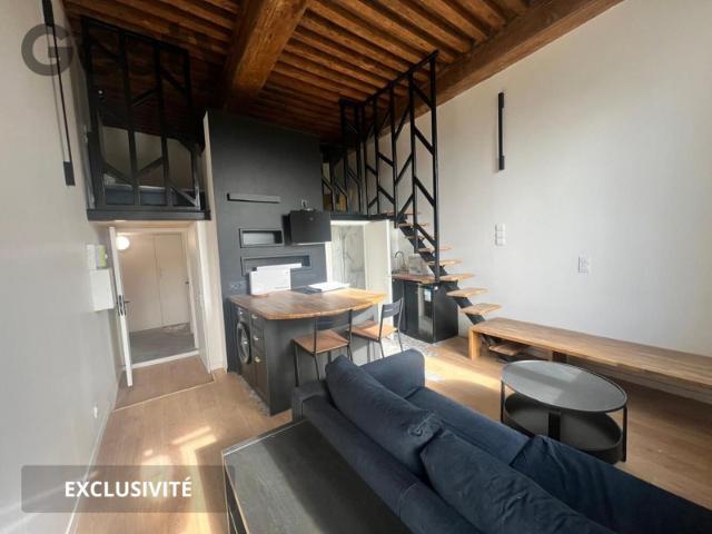 Grand studio avec chambre à la Croix Rousse