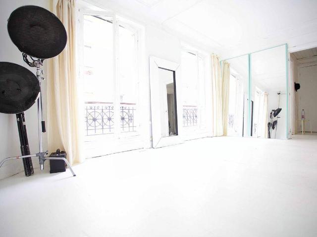 Grand studio loft meublé, très calme et lumineux