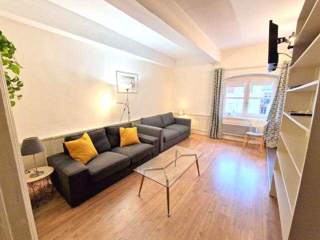 Grand studio meublé de 37m2, rue dauphin LYON 2 Disponible 24/07 !