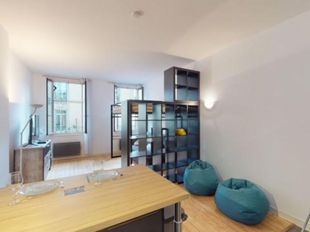 Grand Studio meublé rénové bail 9 mois