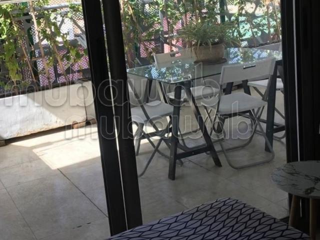 Grand studio meublé terrasse de louer de gautier