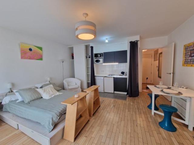 Grand studio meublé 35 m² + bal| Tout compris | Direct La Défense & Paris
