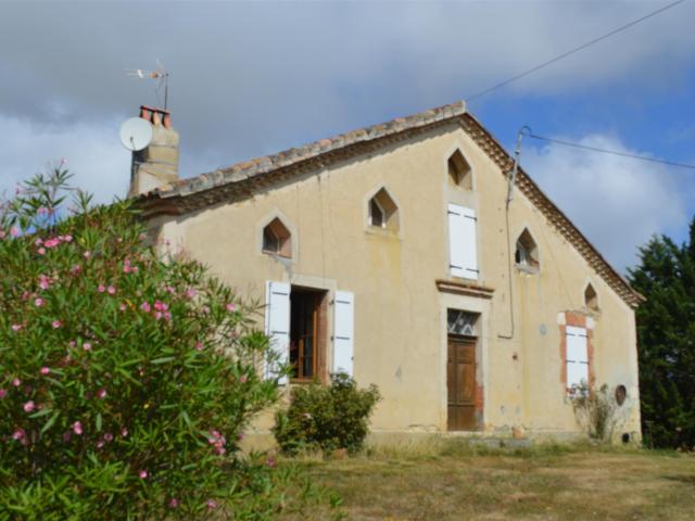 Grande et belle gersoise en pierres à rénover avec dépendanc. 320m² Mauvezin