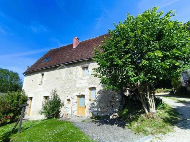 Grande maison de caractère 217 m² + dépendances et terrain au bord de l’Indre