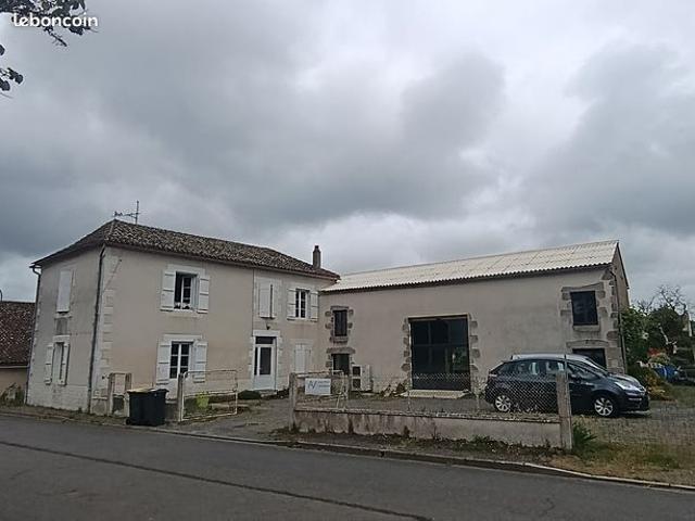 Grande Maison de village en cours de rénovation à terminer avec 3000m² de terrain, une parcelle constructible et dépendance