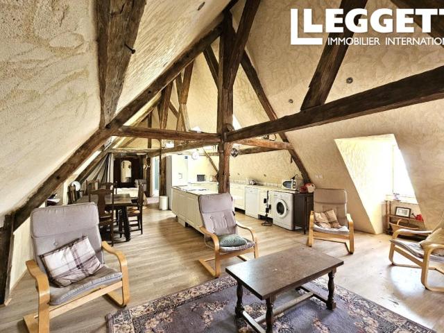 Grande maison de village historique de 4 chambres à Couleuvre avec terrasse, dépendances, vue campagne