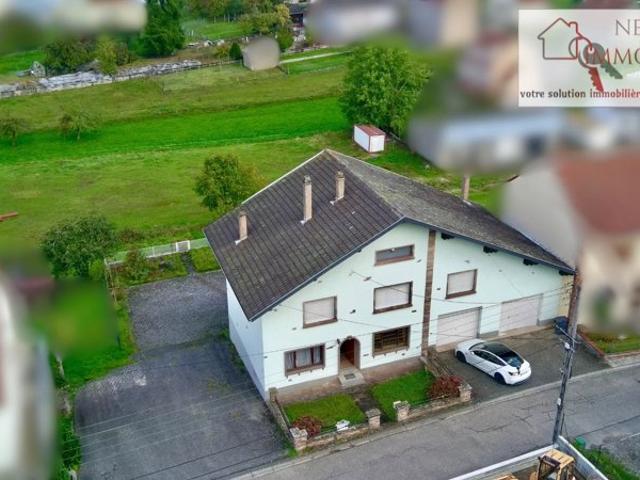 Grande maison de 202m² sur 1 230 m² de terrain Soucht 57960