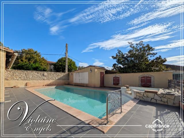 Grande maison familiale avec dépendances, piscine et vaste a. 217m² Pépieux