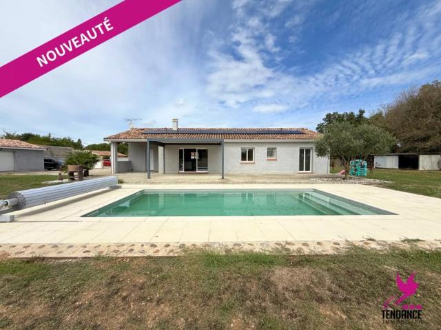 Villa lumineuse avec piscine au calme à Launac