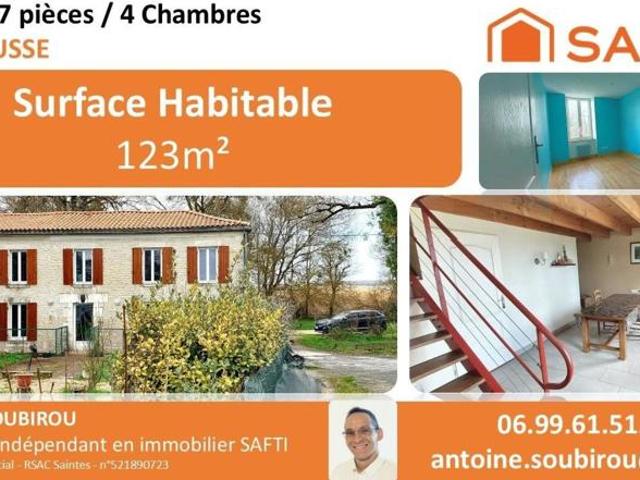 Maison familiale 4 chambres, dépendance, jardin