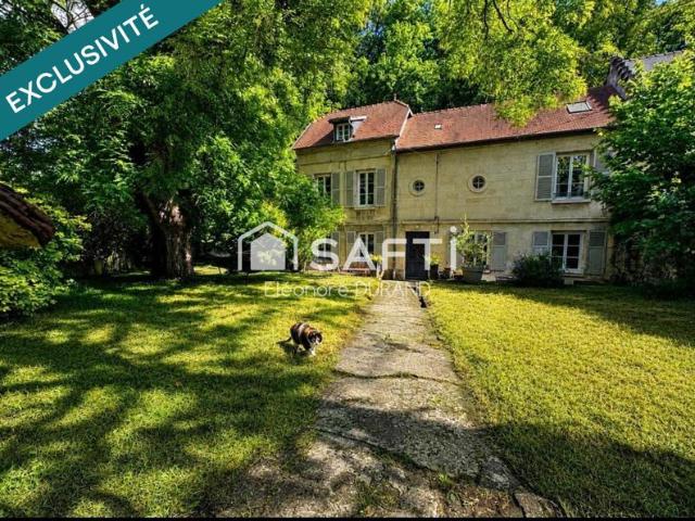 Grande maison familiale en pierre 220 m² 5 chambres Jardin arboré Vic sur Aisne