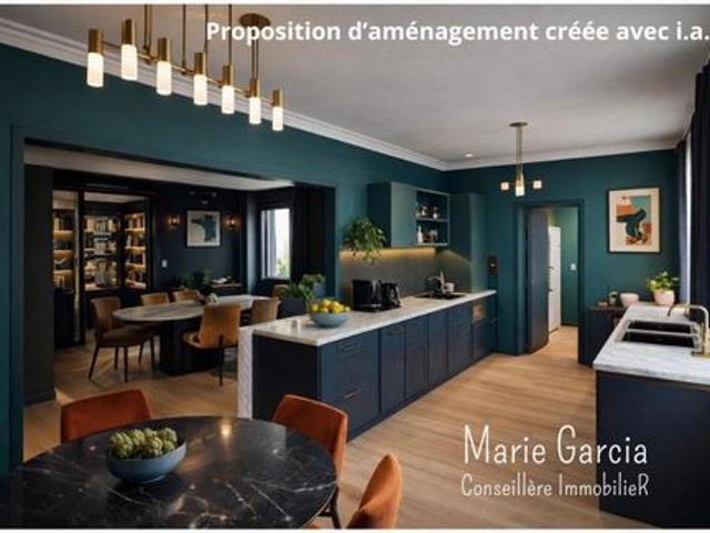 Grande maison Jardins de la Fontaine, cour + potentiel