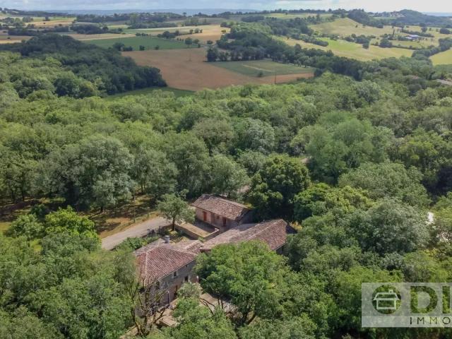 Grande propriété rénovée avec spacieuse maison principale, g. 314m² Saint Antonin Noble Val