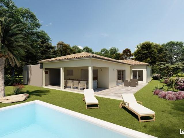 Grande villa de plain pied dans la commune de Tourbes