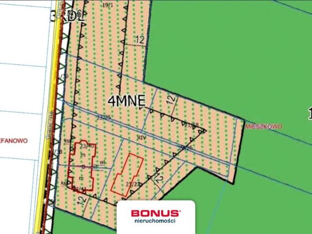 Graniczna 1 200 m², Mieszkowo